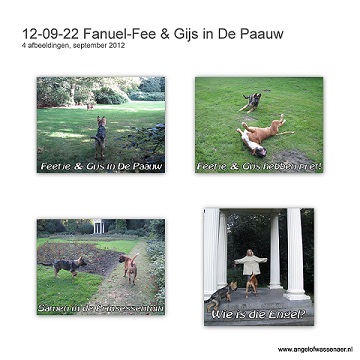 Feetje en Gijs hebben een date in park De Paauw